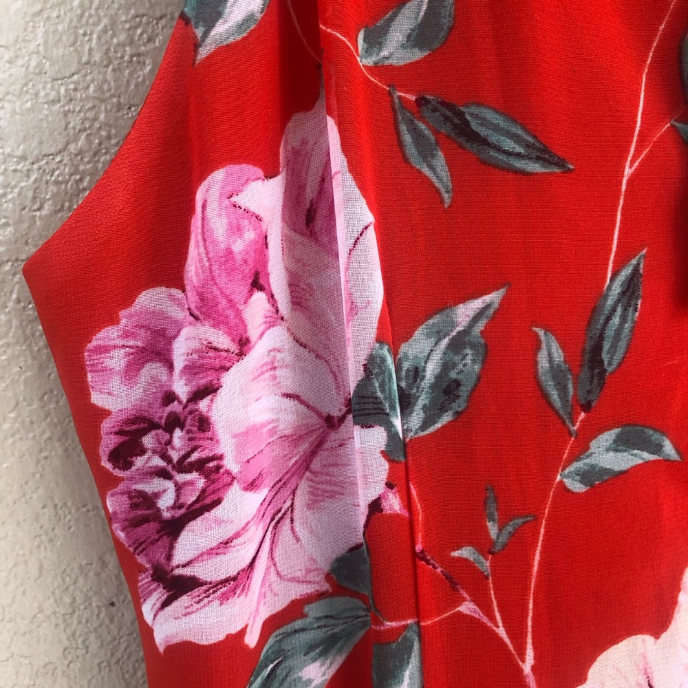 NWT Eliza J floral accordion pleated maxi dress. - Picture 10 of 15